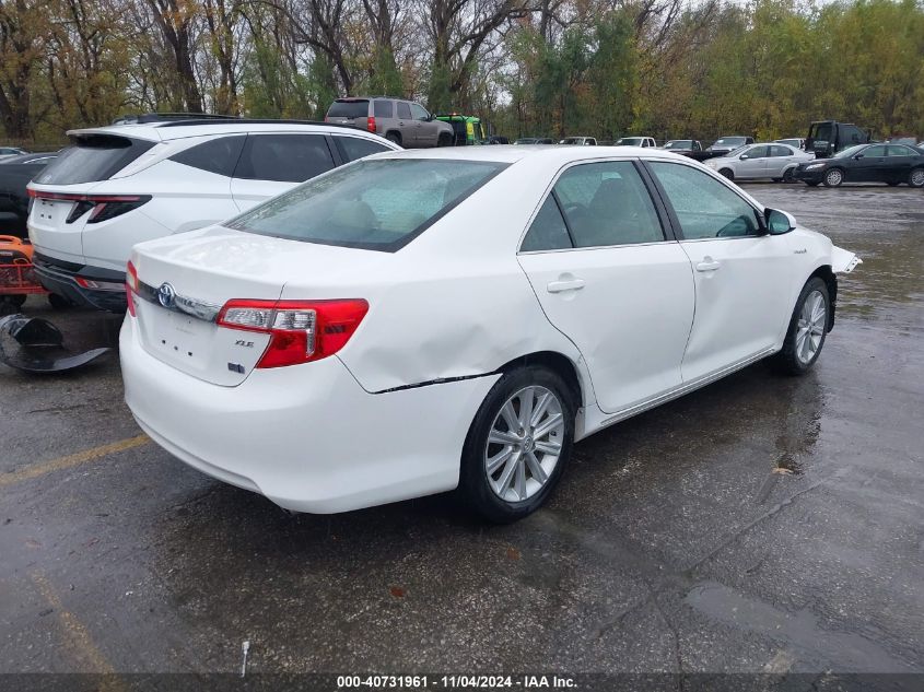 2012 Toyota Camry Hybrid Xle VIN: 4T1BD1FK4CU036035 Lot: 40731961