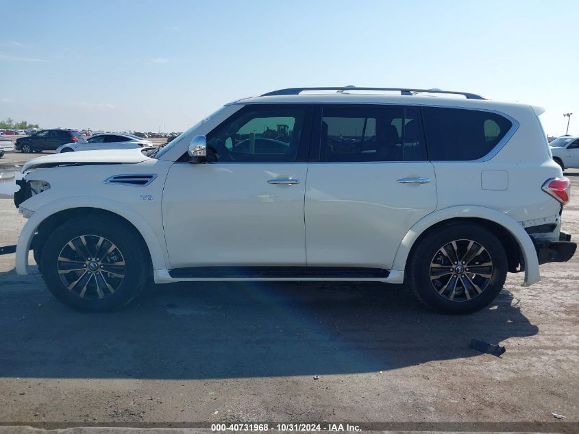 2020 Nissan Armada Platinum 2Wd VIN: JN8AY2NF9L9361639 Lot: 40731968