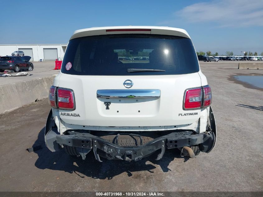 2020 Nissan Armada Platinum 2Wd VIN: JN8AY2NF9L9361639 Lot: 40731968