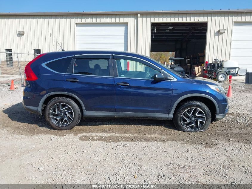 2016 Honda Cr-V Se VIN: 2HKRM4H41GH712122 Lot: 40731992