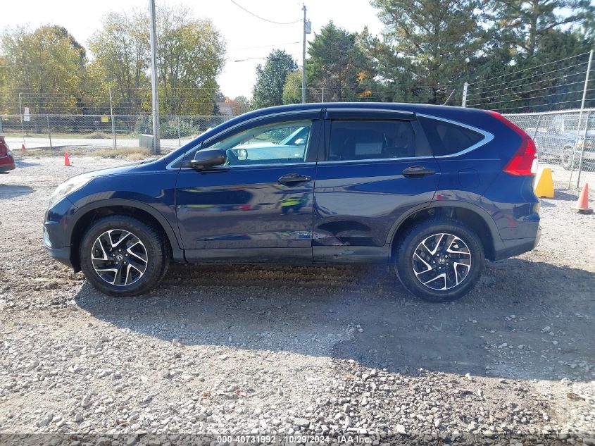 2016 Honda Cr-V Se VIN: 2HKRM4H41GH712122 Lot: 40731992