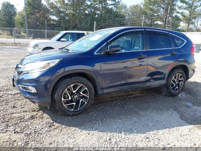 2016 Honda Cr-V Se VIN: 2HKRM4H41GH712122 Lot: 40731992