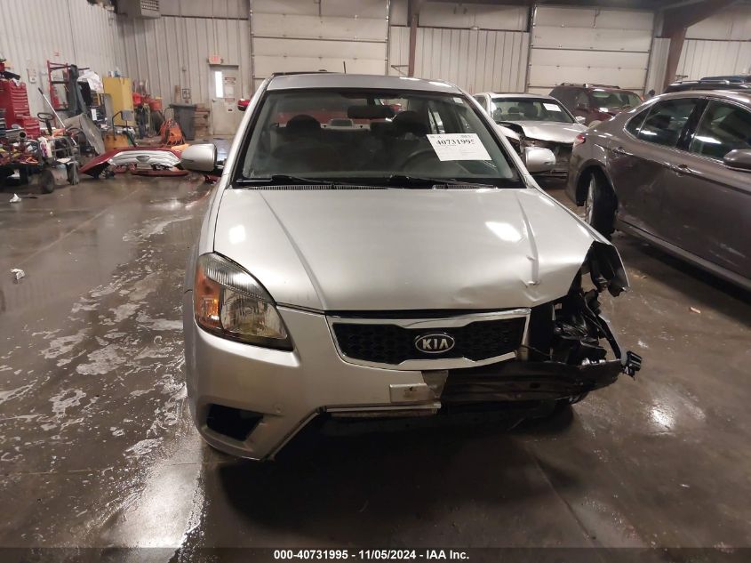 2011 Kia Rio Lx VIN: KNADH4A32B6921286 Lot: 40731995