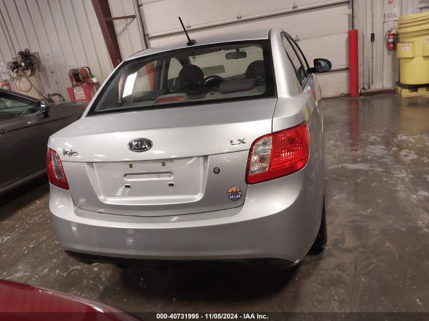 2011 Kia Rio Lx VIN: KNADH4A32B6921286 Lot: 40731995