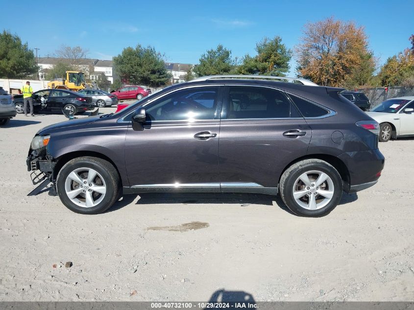 2010 Lexus Rx 350 VIN: 2T2BK1BAXAC017759 Lot: 40732100