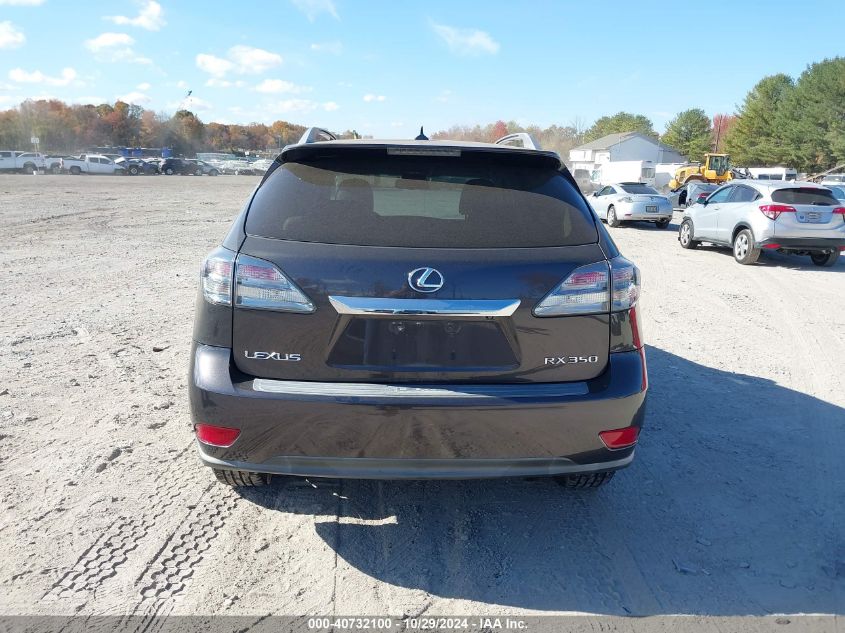 2010 Lexus Rx 350 VIN: 2T2BK1BAXAC017759 Lot: 40732100