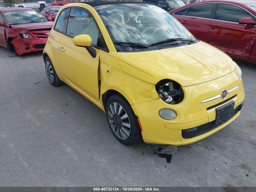 2012 Fiat 500 Pop VIN: 3C3CFFDR3CT128414 Lot: 40732124