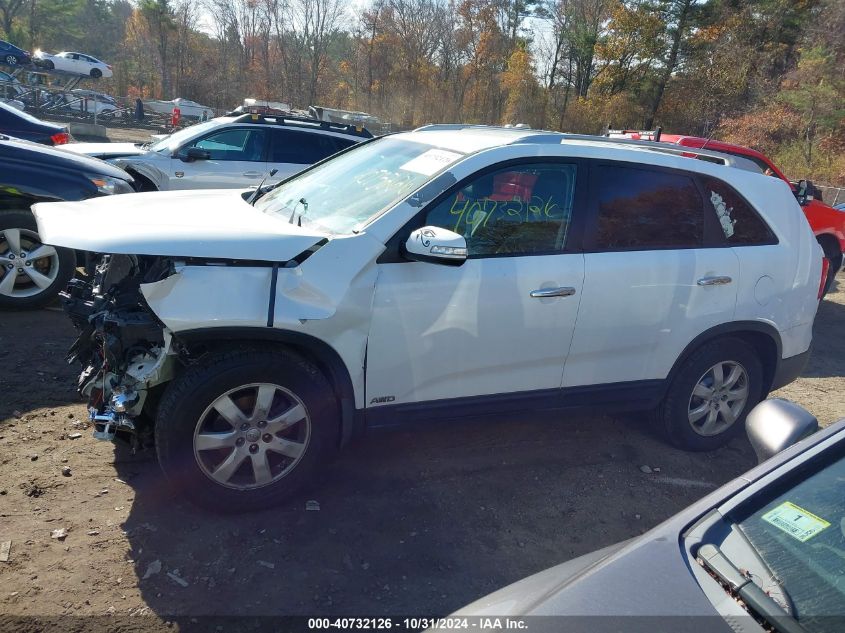 2013 Kia Sorento Lx V6 VIN: 5XYKTDA22DG353704 Lot: 40732126