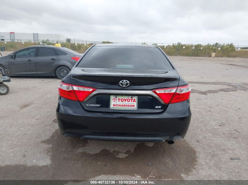 2015 Toyota Camry Se VIN: 4T1BF1FKXFU026415 Lot: 40732136