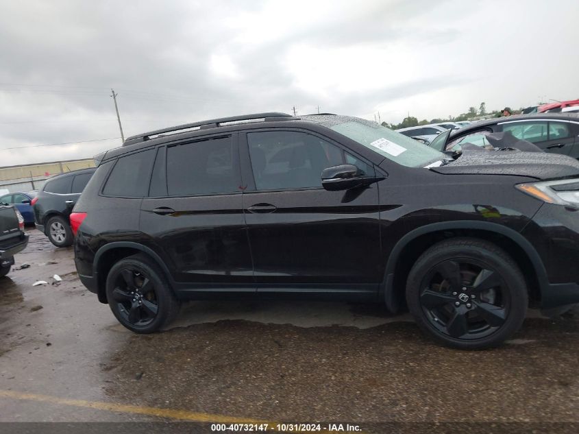 2020 Honda Passport Awd Elite VIN: 5FNYF8H00LB002356 Lot: 40732147