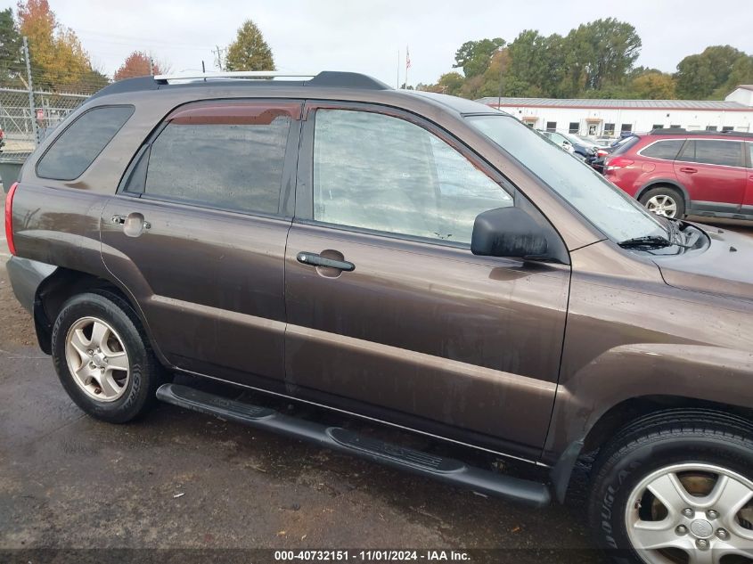 2008 Kia Sportage Lx VIN: KNDJF724387502676 Lot: 40732151