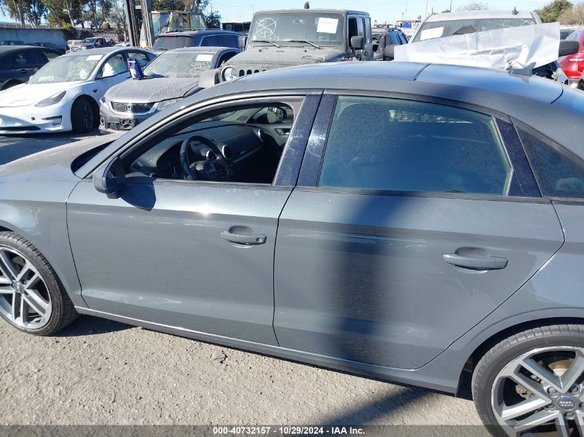 2018 Audi A3 2.0T Premium/2.0T Tech Premium VIN: WAUAUGFFXJ1021461 Lot: 40732157