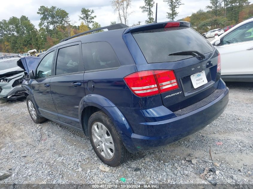 VIN 3C4PDCAB5LT254413 2020 Dodge Journey, Se Value no.3