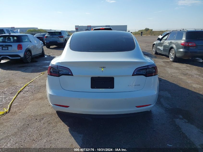 2022 Tesla Model 3 Long Range Dual Motor All-Wheel Drive VIN: 5YJ3E1EB0NF269039 Lot: 40732176