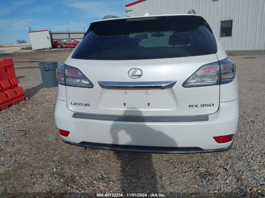 2010 Lexus Rx 350 VIN: 2T2BK1BA4AC035481 Lot: 40732216