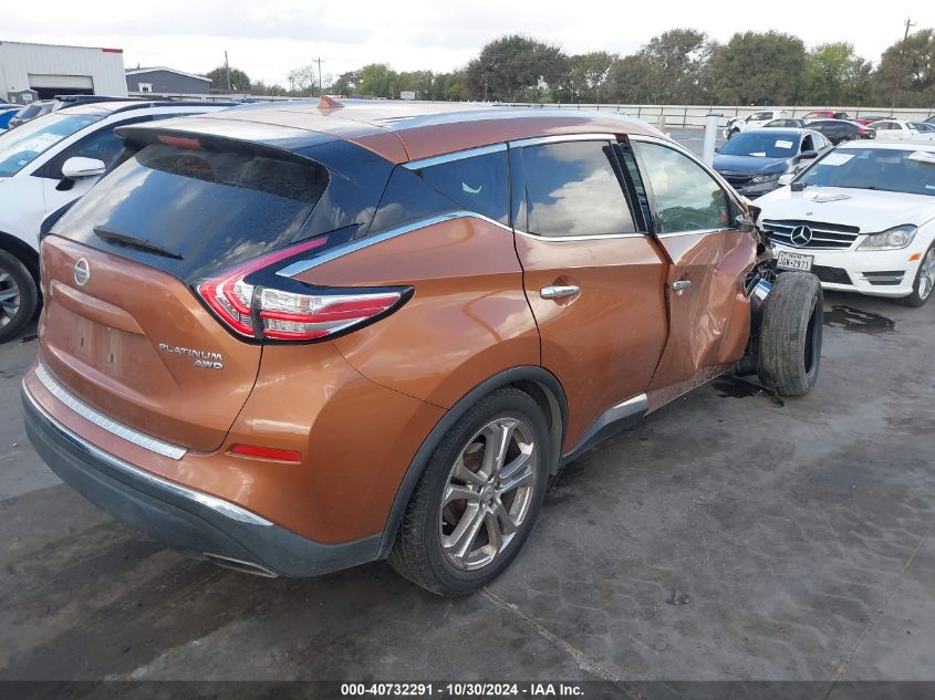 VIN 5N1AZ2MH6FN237833 2015 NISSAN MURANO no.4