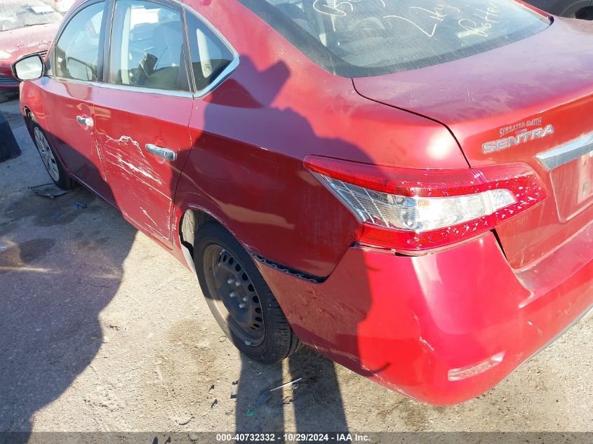 2014 Nissan Sentra S VIN: 3N1AB7AP1EY333830 Lot: 40732332