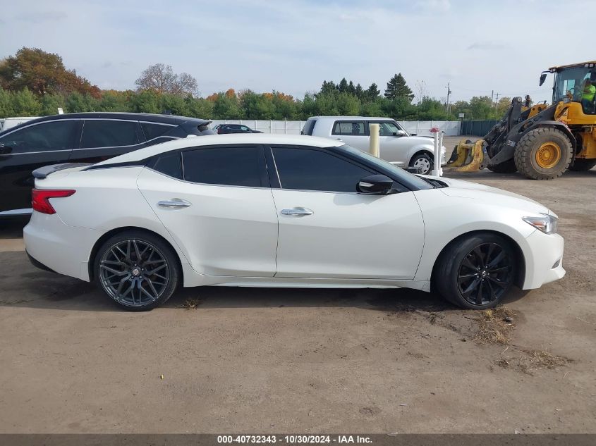 2017 Nissan Maxima 3.5 Sr VIN: 1N4AA6AP8HC368314 Lot: 40732343