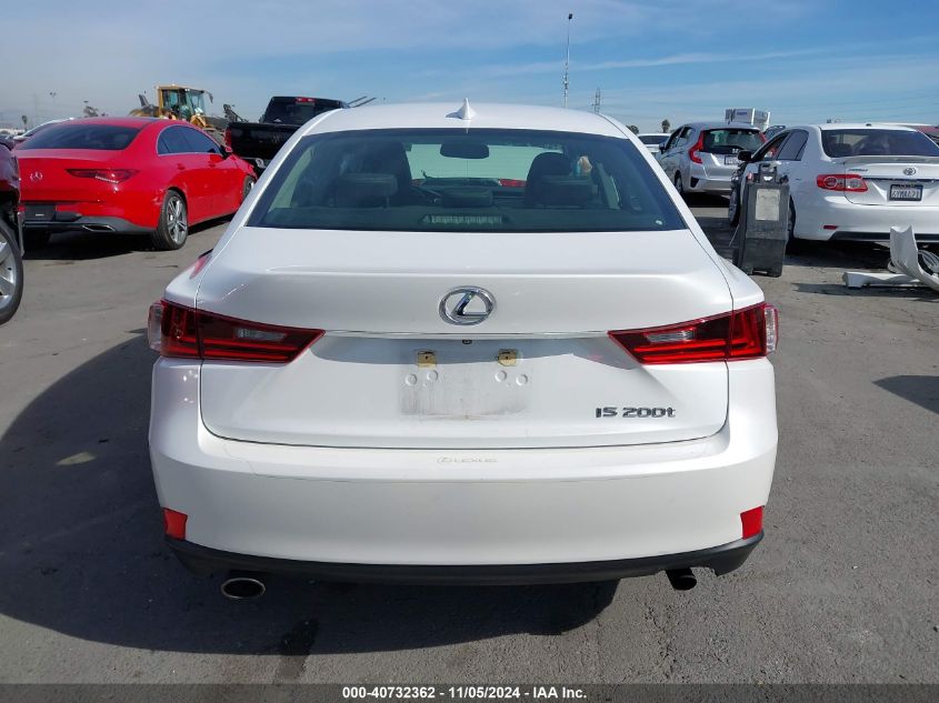 2016 Lexus Is 200T VIN: JTHBA1D25G5029335 Lot: 40732362