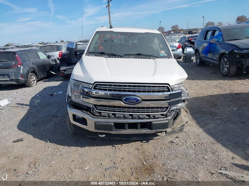 2019 Ford F-150 Lariat VIN: 1FTEW1E41KFB21528 Lot: 40732401