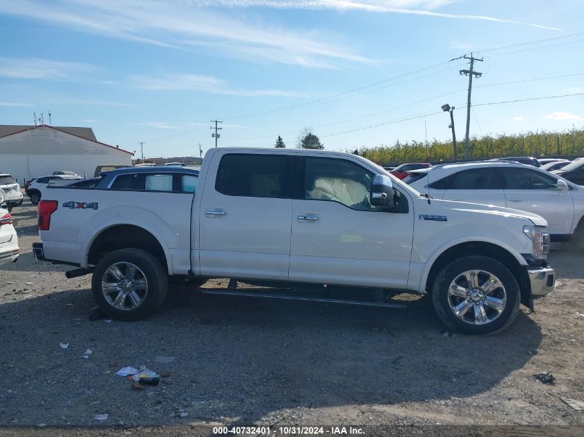 2019 Ford F-150 Lariat VIN: 1FTEW1E41KFB21528 Lot: 40732401