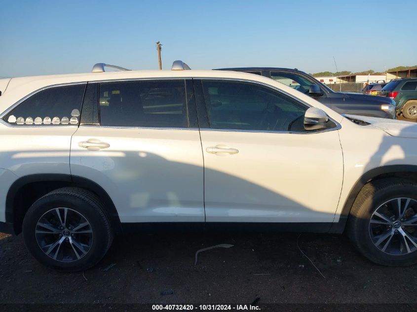 2019 TOYOTA HIGHLANDER LE - 5TDZARFHXKS054654