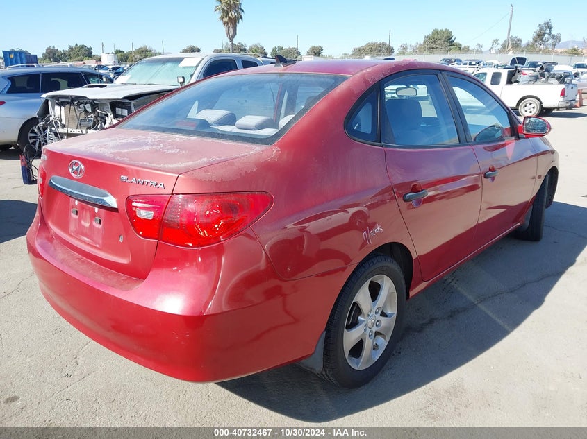 2010 HYUNDAI ELANTRA VIN: KMHDU4AD8AU929213