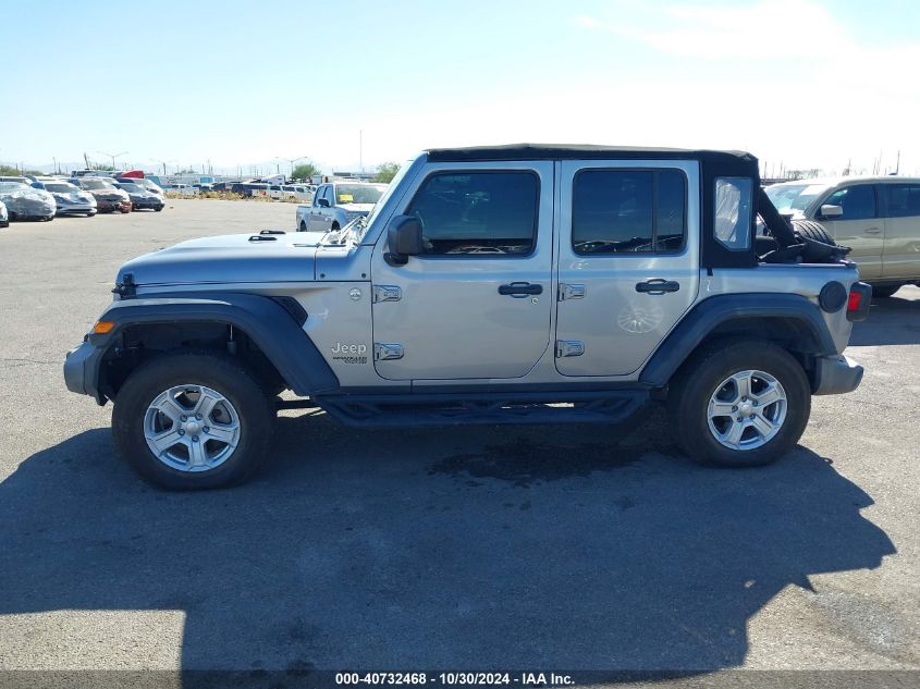 2019 Jeep Wrangler Unlimited Sport S 4X4 VIN: 1C4HJXDG2KW551305 Lot: 40732468