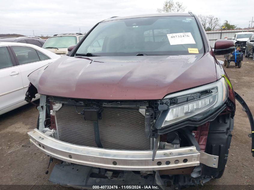 2021 Honda Pilot 2Wd Touring 7 Passenger VIN: 5FNYF5H60MB012132 Lot: 40732476