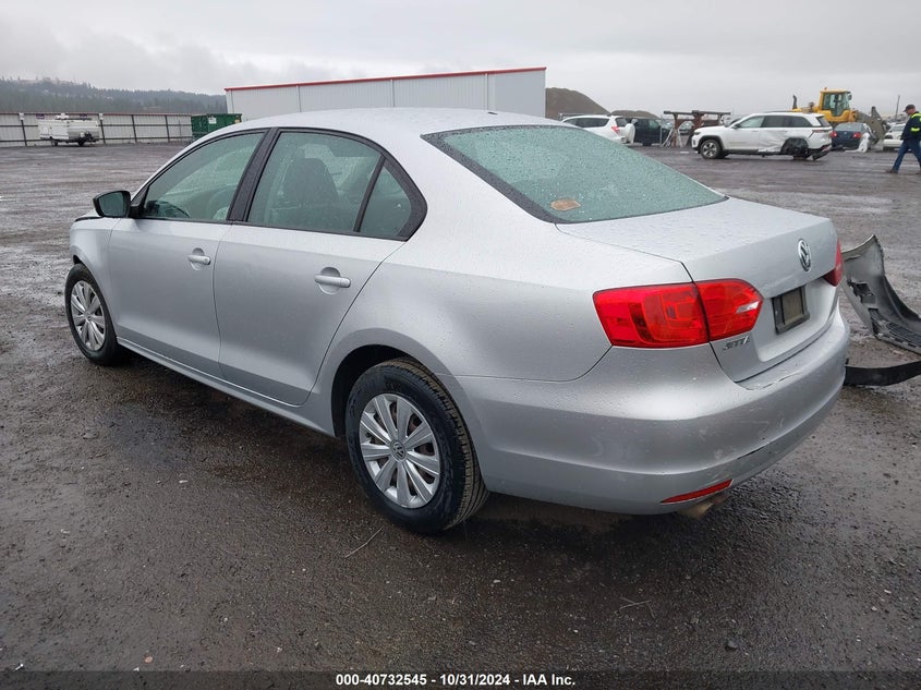 2012 VOLKSWAGEN JETTA VIN: 3VW2K7AJ0CM370334