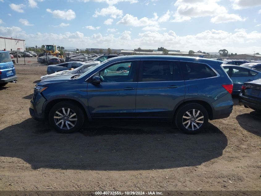 2020 Honda Pilot 2Wd Ex VIN: 5FNYF5H31LB009017 Lot: 40732551