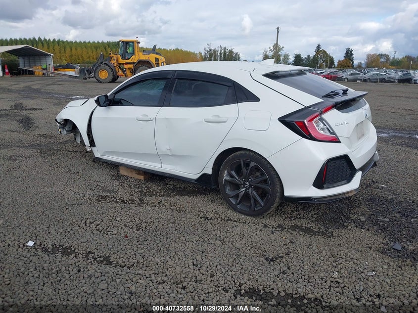 2018 HONDA CIVIC VIN: SHHFK7H43JU402858