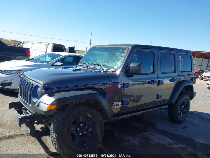 2021 Jeep Wrangler Unlimited Sport 4X4 VIN: 1C4HJXDN2MW513073 Lot: 40732578