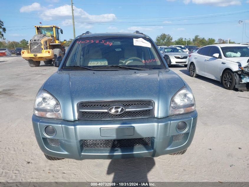 2007 Hyundai Tucson Gls VIN: KM8JM12B87U649153 Lot: 40732589