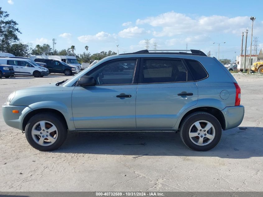 2007 Hyundai Tucson Gls VIN: KM8JM12B87U649153 Lot: 40732589