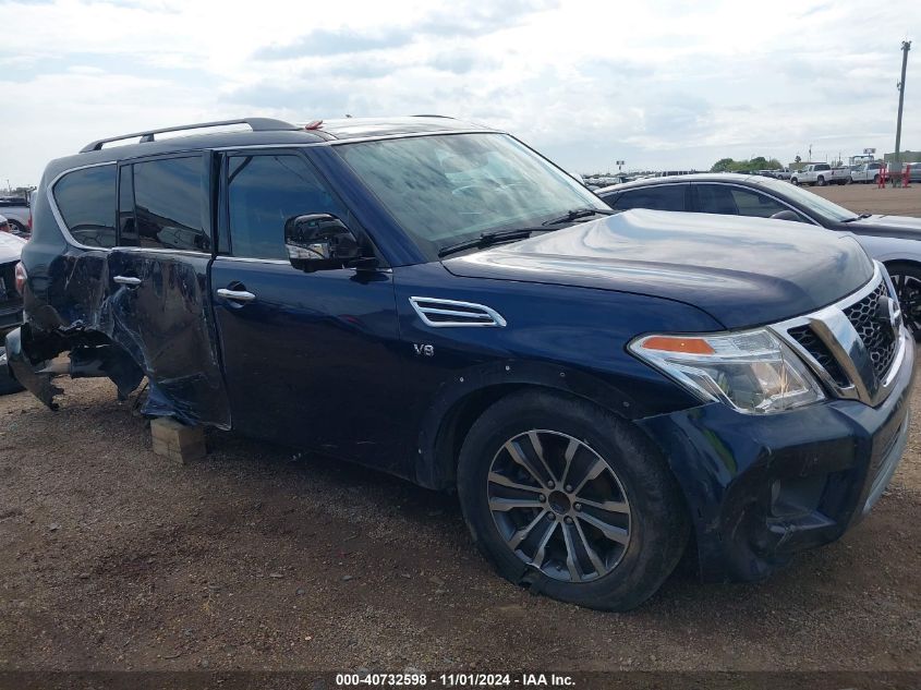 2019 Nissan Armada Sl VIN: JN8AY2ND1K9088452 Lot: 40732598