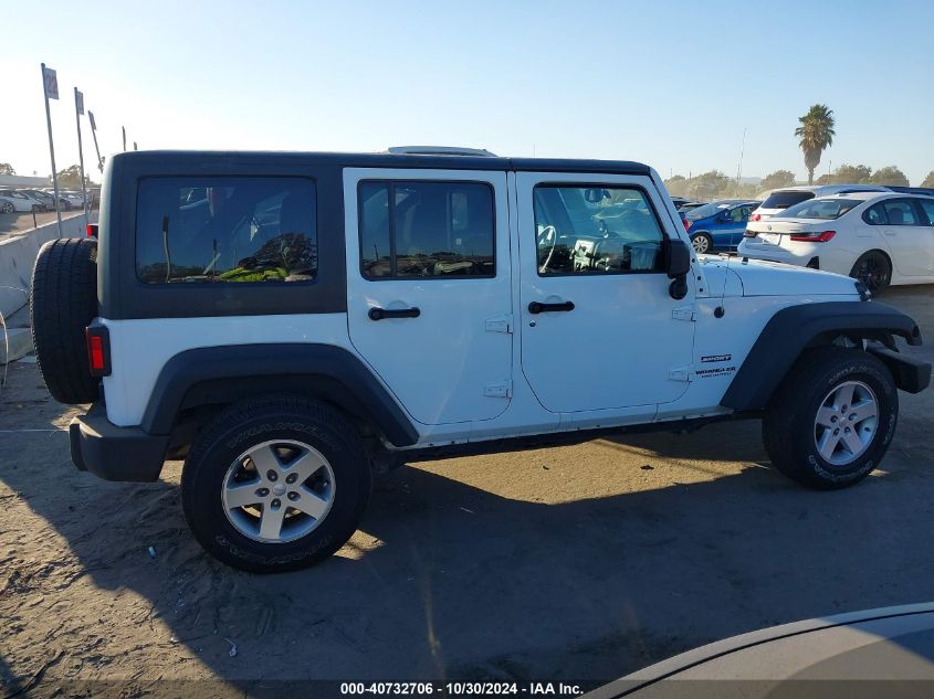 2016 Jeep Wrangler Unlimited Sport VIN: 1C4HJWDG5GL283224 Lot: 40732706