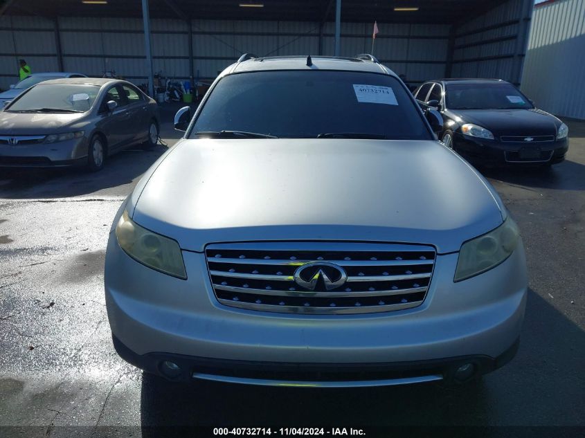 2006 Infiniti Fx35 VIN: JNRAS08U56X105123 Lot: 40732714