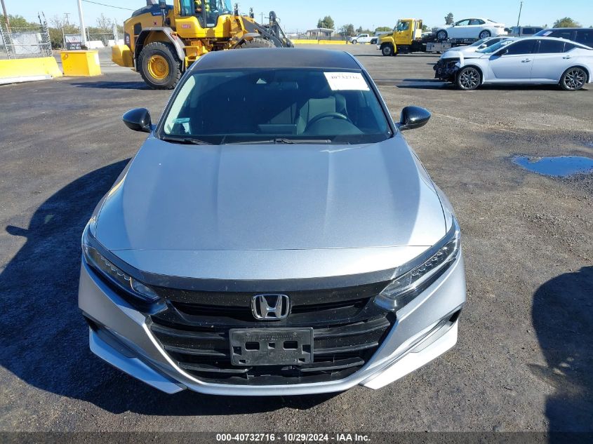 2022 Honda Accord Lx VIN: 1HGCV1F1XNA014687 Lot: 40732716