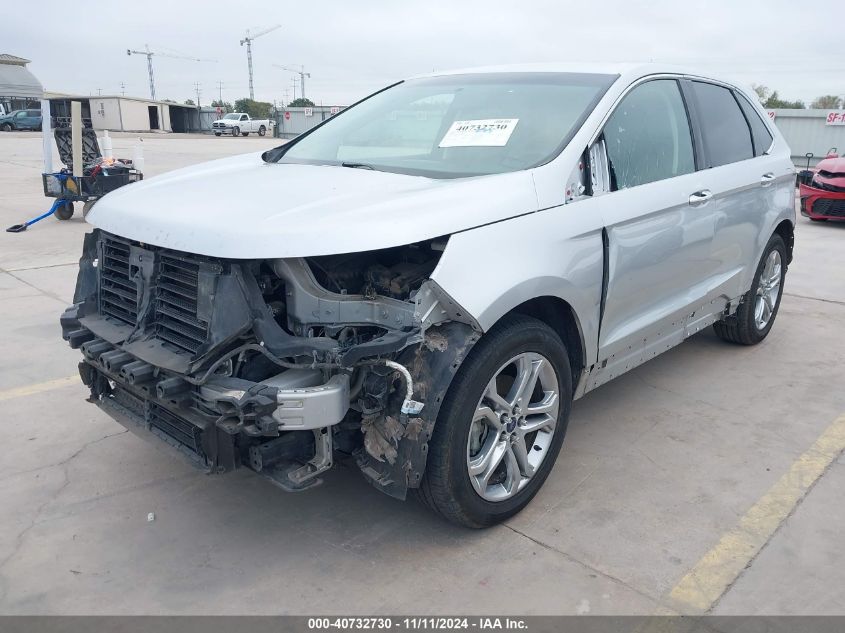 VIN 2FMPK3K90JBB43421 2018 Ford Edge, Titanium no.2