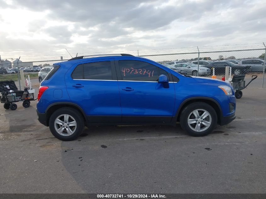 2015 Chevrolet Trax Lt VIN: KL7CJLSB7FB182624 Lot: 40732741