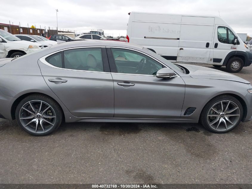 2023 Genesis G70 2.0T Awd VIN: KMTG34TA0PU125862 Lot: 40732769