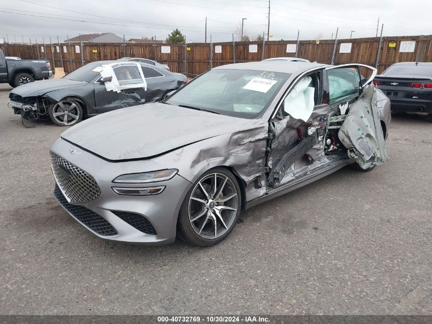 2023 Genesis G70 2.0T Awd VIN: KMTG34TA0PU125862 Lot: 40732769