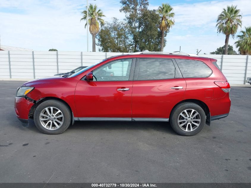 2013 Nissan Pathfinder Sv VIN: 5N1AR2MN8DC674277 Lot: 40732779