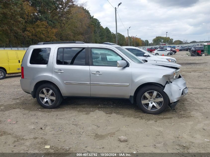 2012 Honda Pilot Touring VIN: 5FNYF3H96CB036206 Lot: 40732782