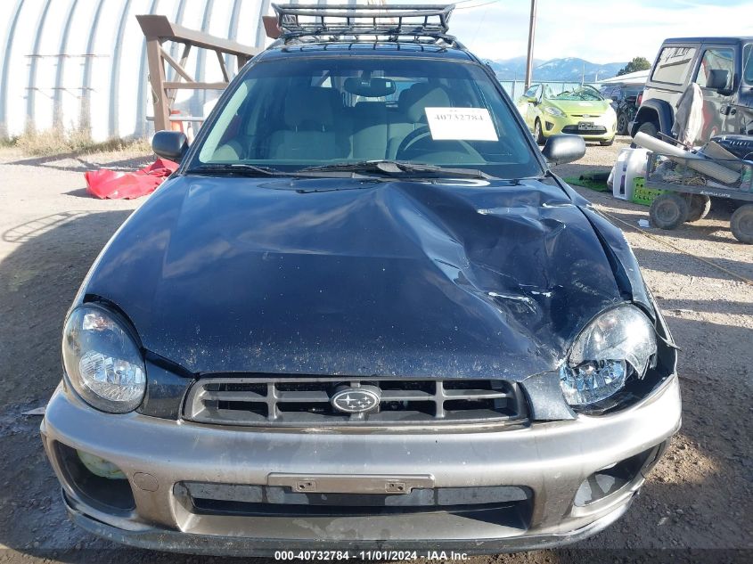 2002 Subaru Impreza Outback Sport VIN: JF1GG68552G821964 Lot: 40732784