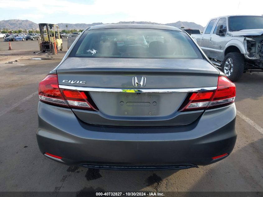 2013 Honda Civic Lx VIN: 2HGFB2F56DH302317 Lot: 40732827