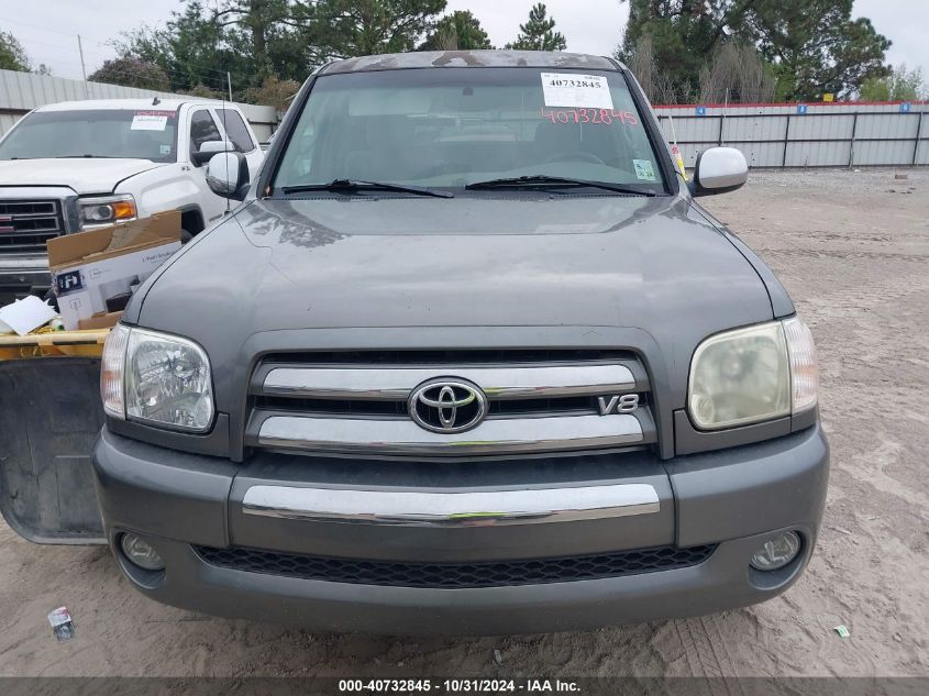 2006 Toyota Tundra Sr5 V8 VIN: 5TBET341X6S553299 Lot: 40732845