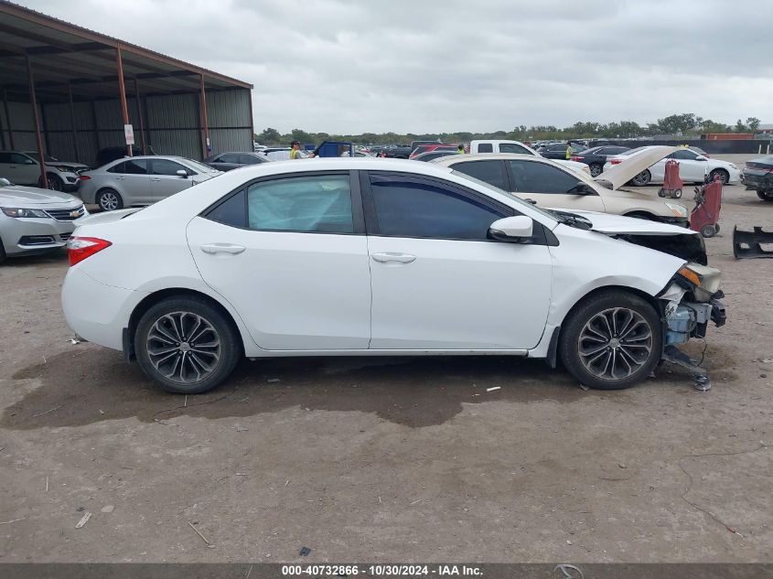 2015 Toyota Corolla S Plus VIN: 2T1BURHE5FC474249 Lot: 40732866