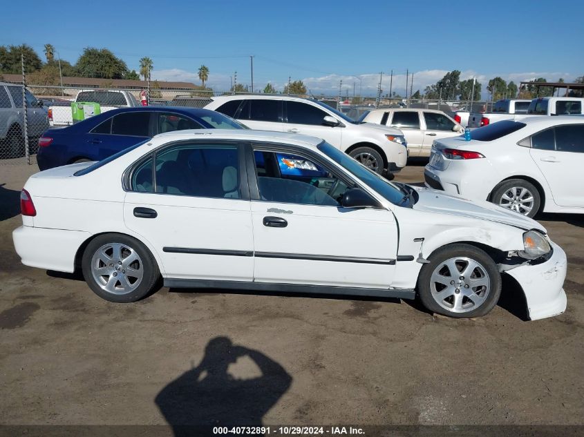 1999 Honda Civic Lx VIN: 2HGEJ6577XH543266 Lot: 40732891